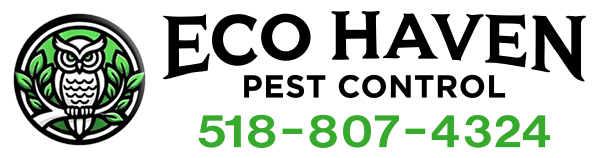 Eco Haven Pest Control logo and phone number